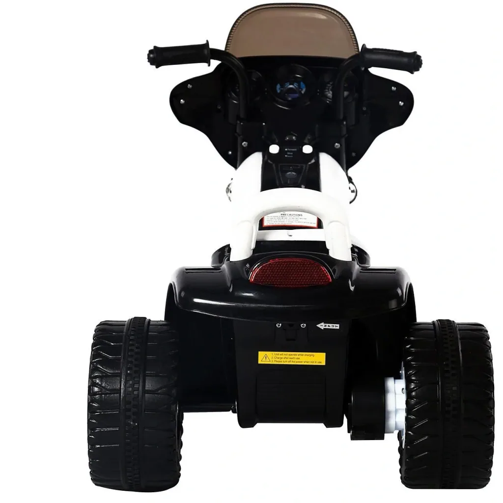 Electric motorcycle children's motorcycle black and white
