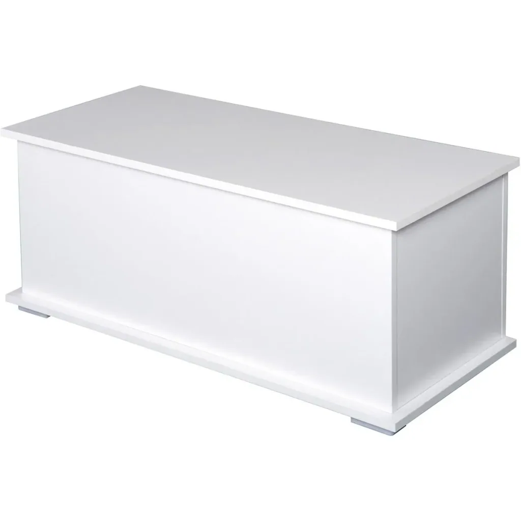 Wooden box with folding lid