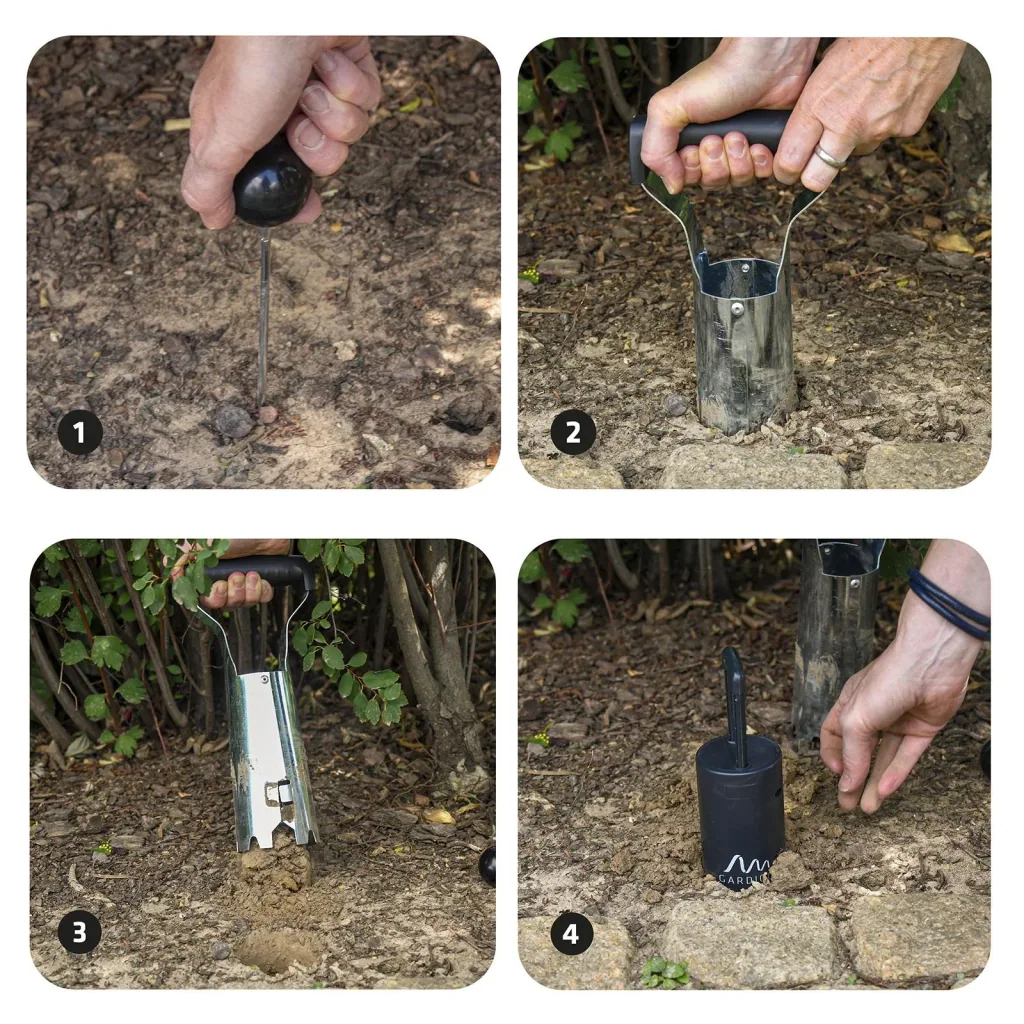 Vole trap all-in-one set