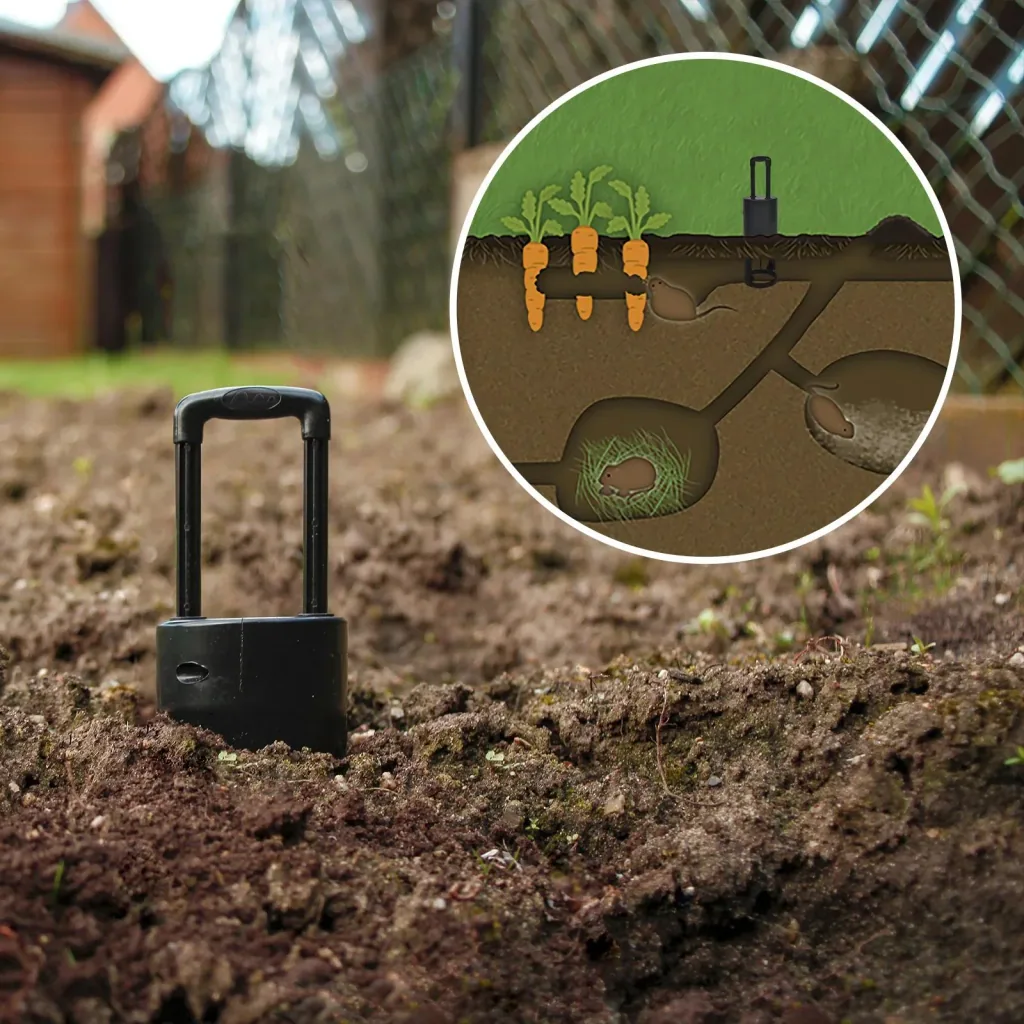 Vole trap all-in-one set