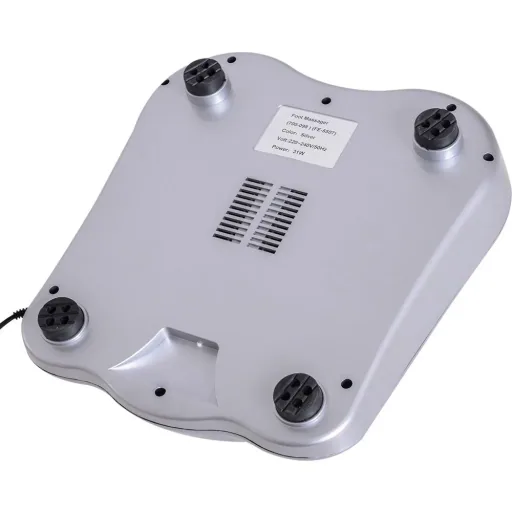 Shiatsu Foot Massager Electric Heat Function Reflexology Foot Massage 2 Modes Silver