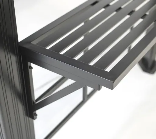 Sojag BBQ-Paviljoen Messina 68 292×179×262 cm Antraciet – Grillpaviljoen met 2 legplanken & stalen dak