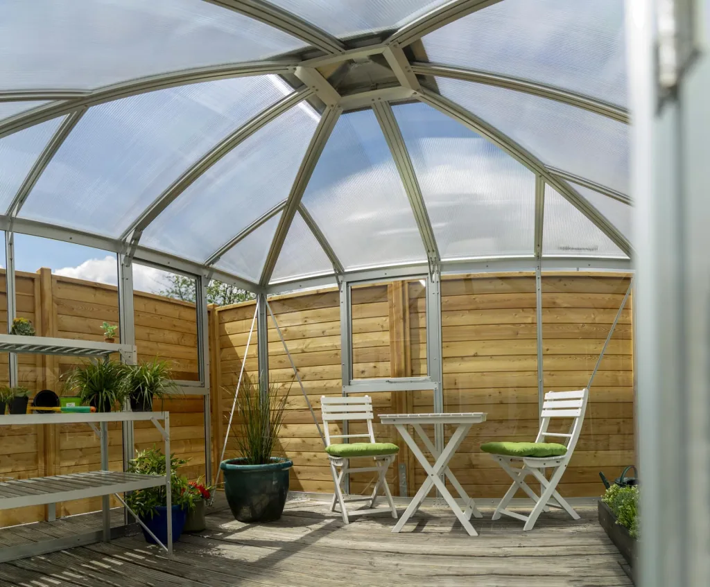 Greenhouse Minos ESG/HKP, color aluminum