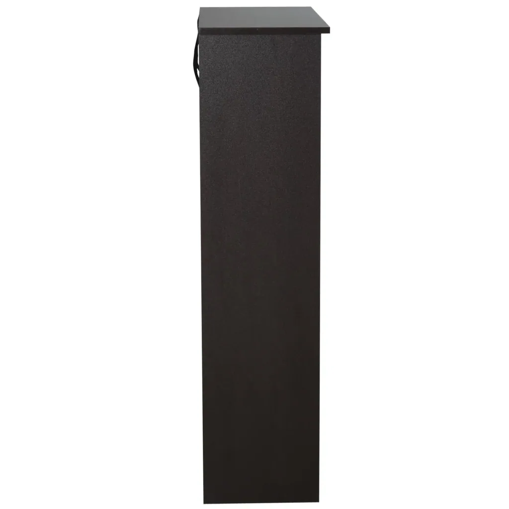 Cube cabinet with 6 compartments, coffee-colored