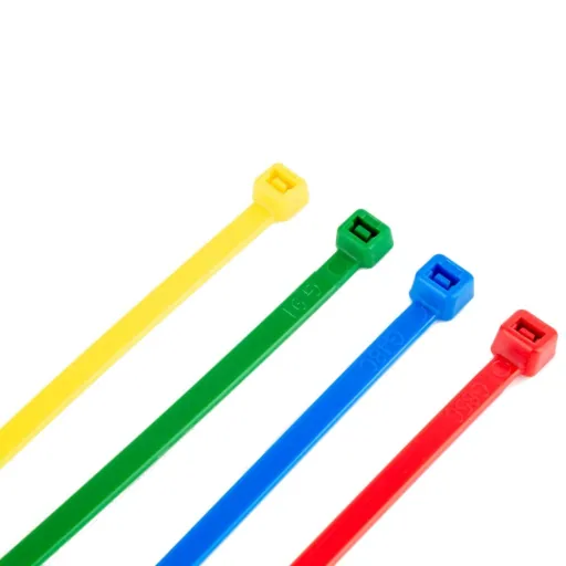 Kabelbinder Set - 100 Stuks, 200 x 4,8 mm, Gekleurd