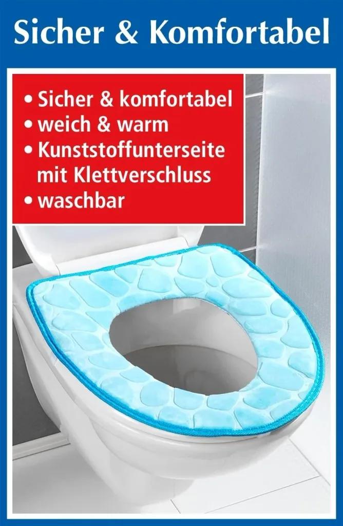 Toilet seat cushion with memory foam