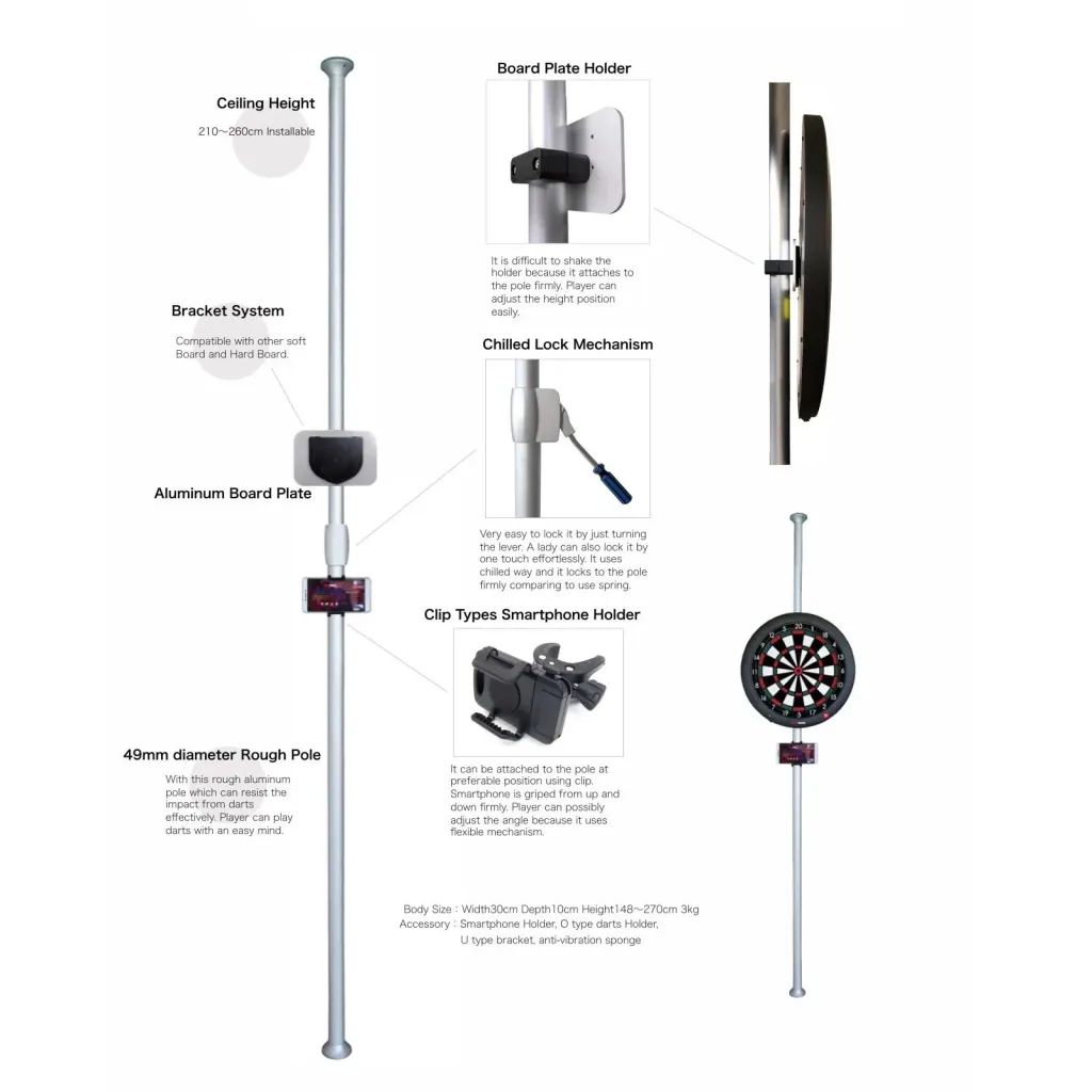 mobiles Dartboard stands