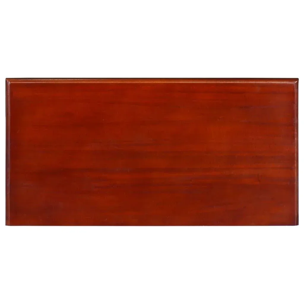 Wall table 60x30x75 cm solid mahogany classic brown