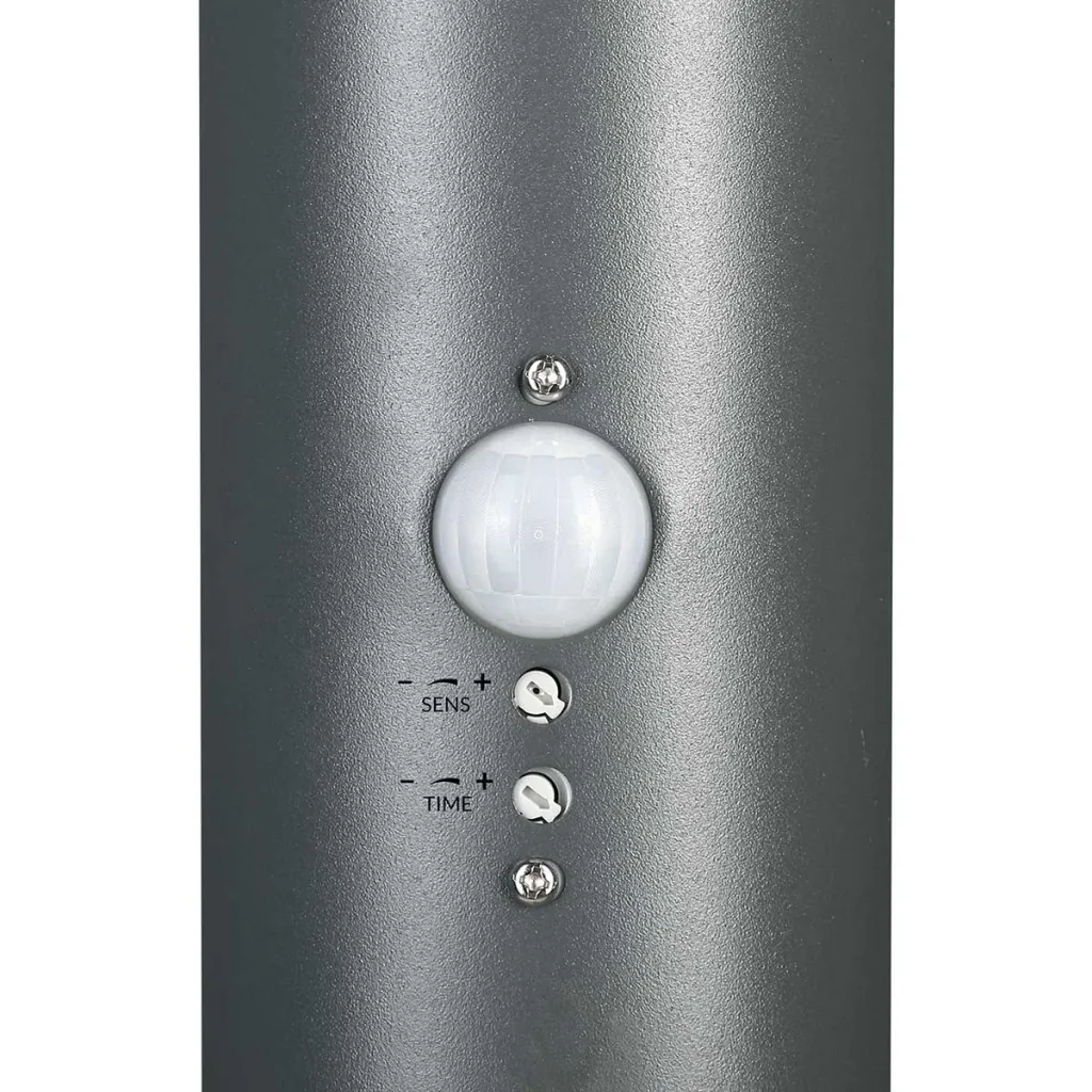 Path lighting - Outdoor lighting - Outdoor lighting - Stainless steel - With sensor - 48 x 12 cm - Anthracite