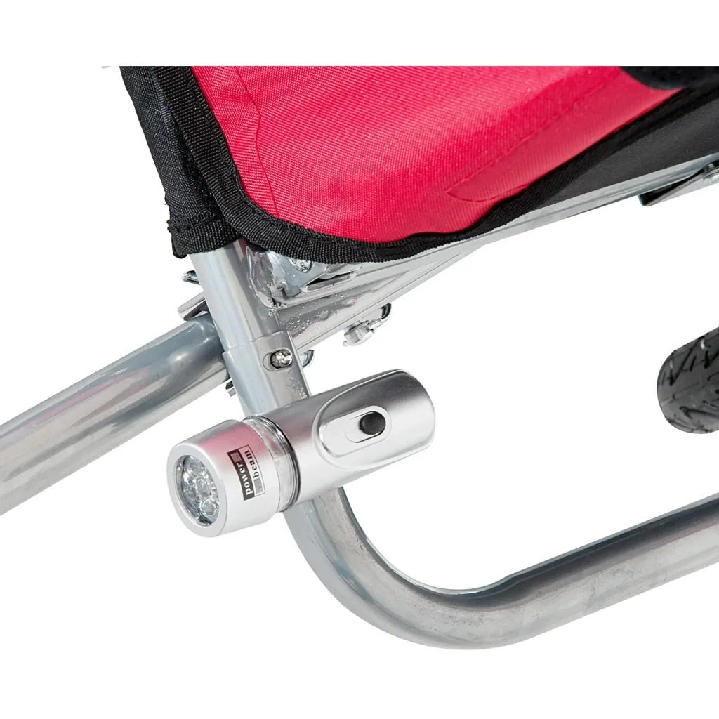 Bicycle trailer children red-black 2 in 1 jogger