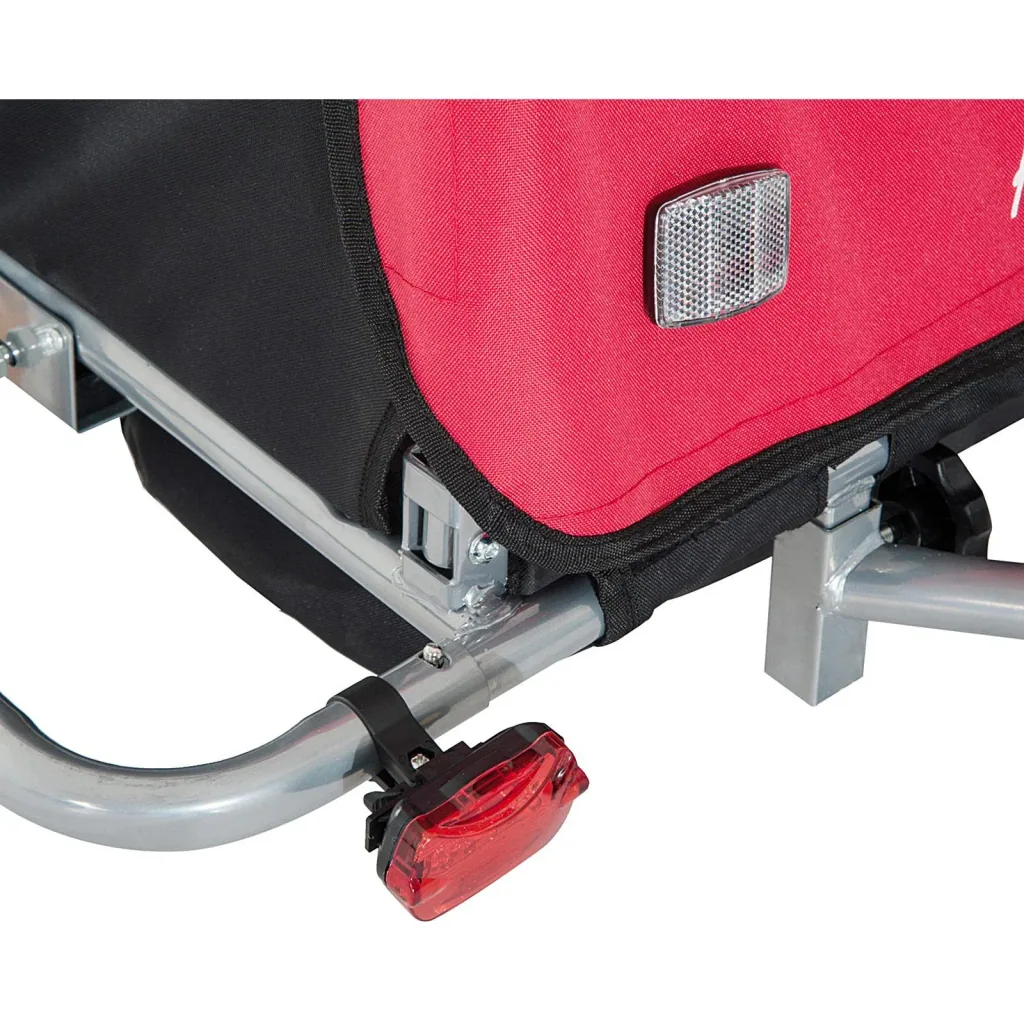 Bicycle trailer children red-black 2 in 1 jogger