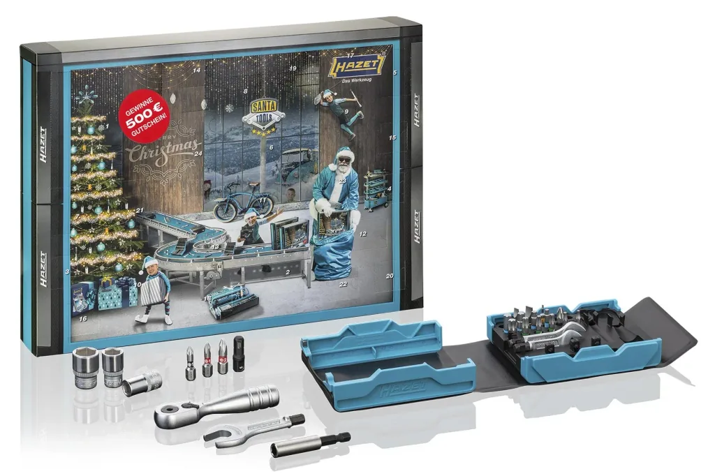 Advent calendar "SANTATOOLS", 28 pieces