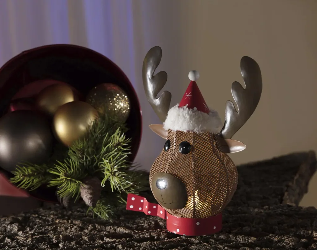 LED Christmas figure Rudolf