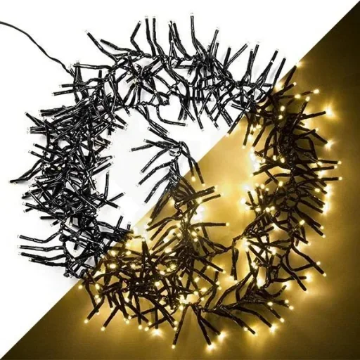Cluster lighting 384LED - warm white - 3m