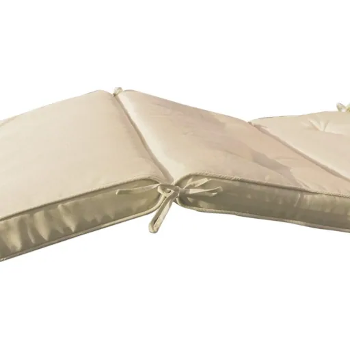 Garden cushion - For lounger - 196x55x5cm - White
