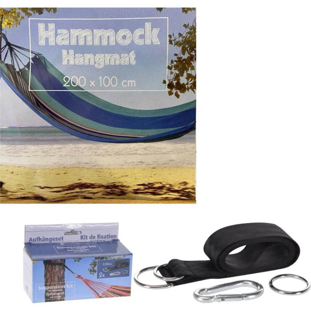 Pro Garden Hammock - 200x100cm - Volume + INCL. Pro Garden Hammock Suspension
