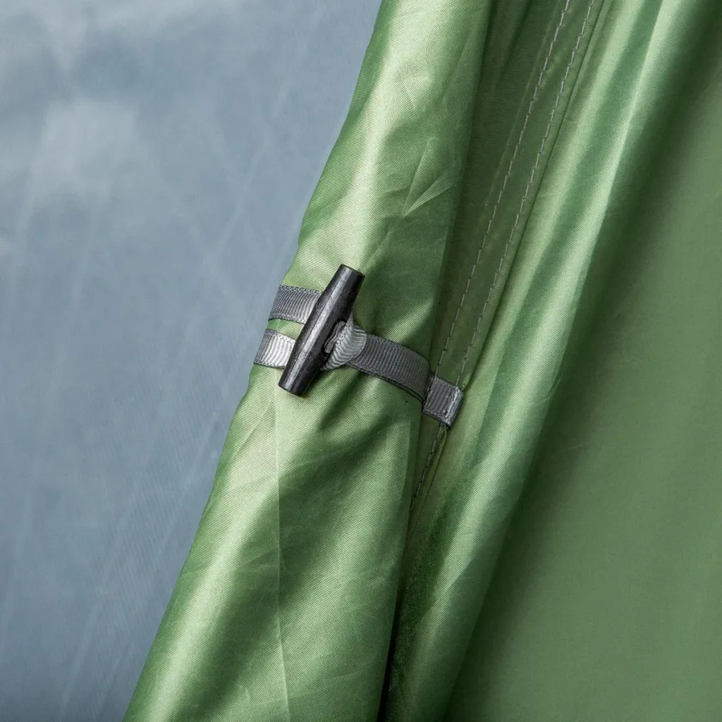 Camping tent for 2 people dark green