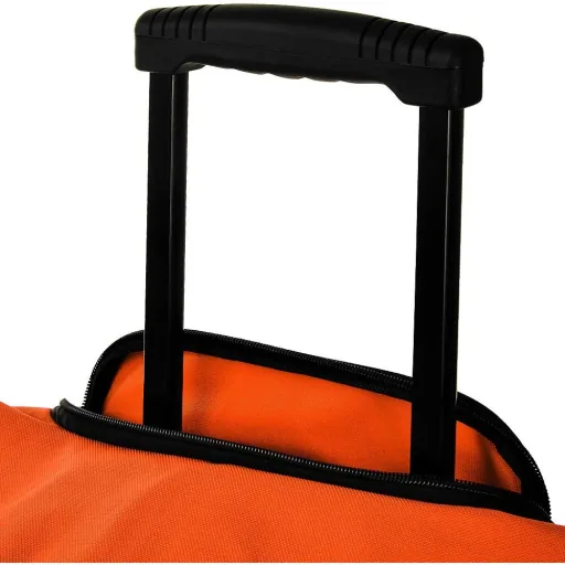 XXL travel bag with trolley function orange 160 L