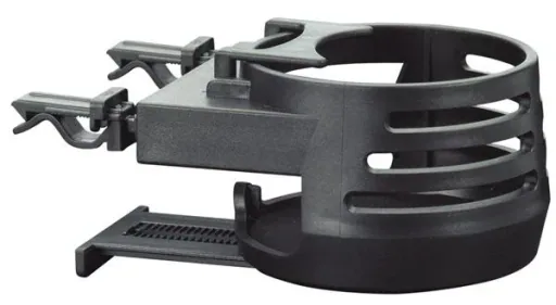 Car pad, black, including cup holder