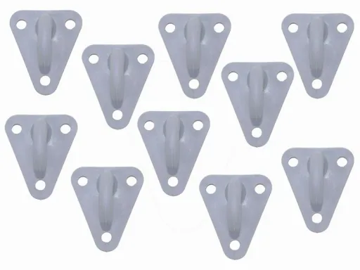 3-hole tarpaulin hooks plastic 10 pieces