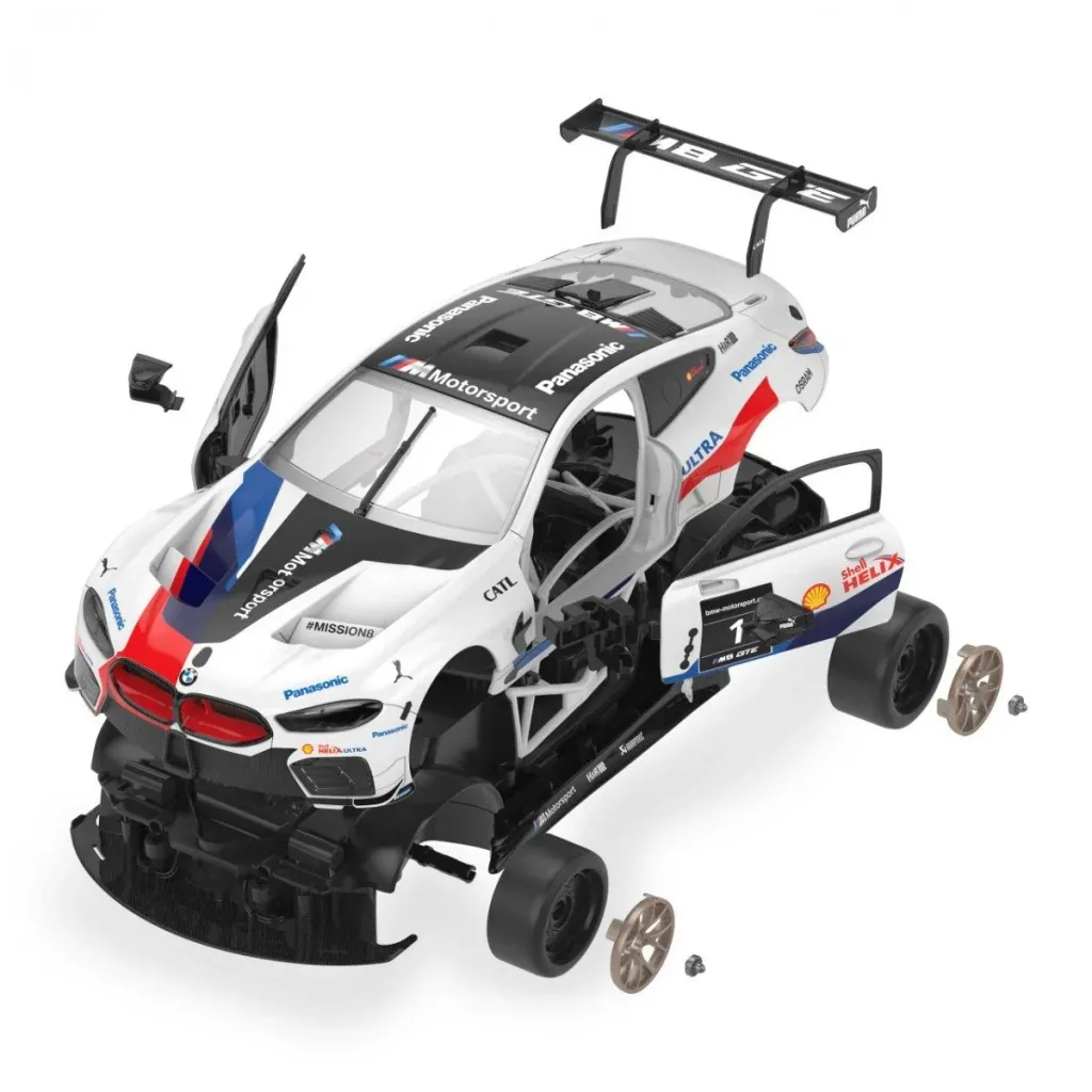BMW M8 GTE 1:18 white 2.4GHz kit