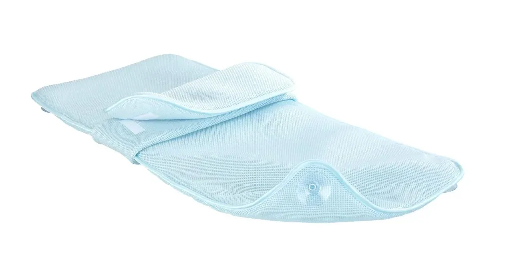 Bath mat with pillow