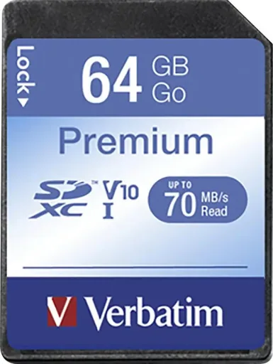 64 GB SDXC Premium Memory Card