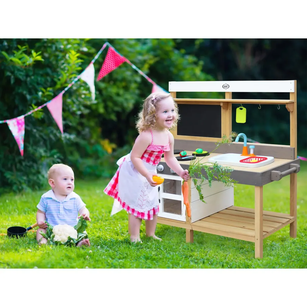 Pink Sand & Water Play Kitchen Large