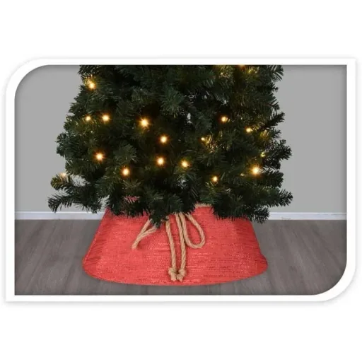 Christmas tree apron - 40 cm - red