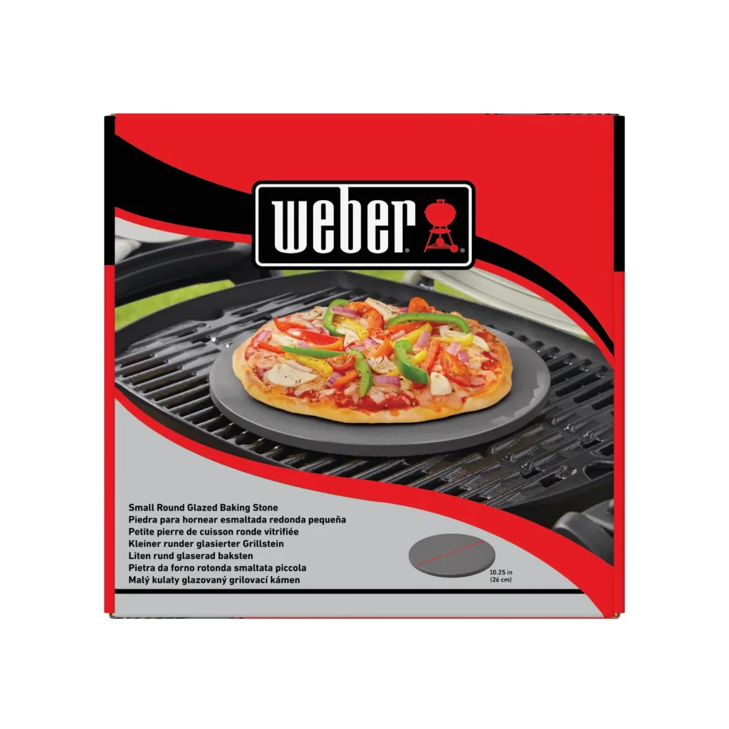 Glazed pizza stone small, round Ø 26 cm