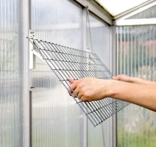 Greenhouse folding table, stainless steel, 40 x 120 cm