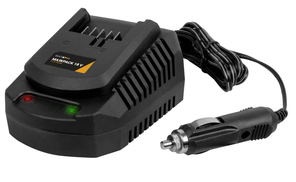 Maxxpack 18V autolader voor onderweg 2,2 Ah (12V voeding)