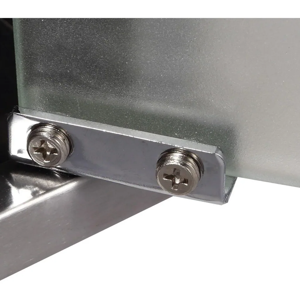 Stainless steel medicine cabinet with lock and 3 compartments