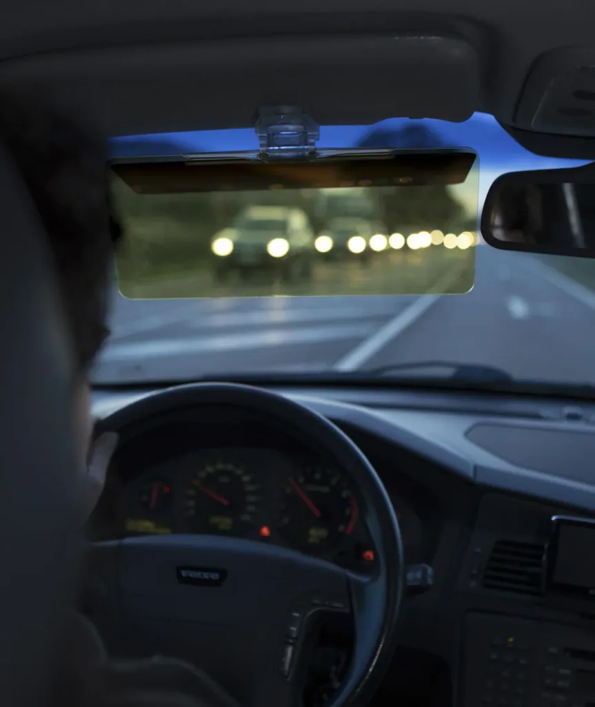 Safe View sun visor