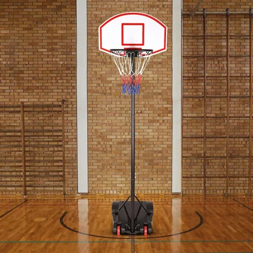 NL basketball stand adjustable in height ring height from 179-209cm