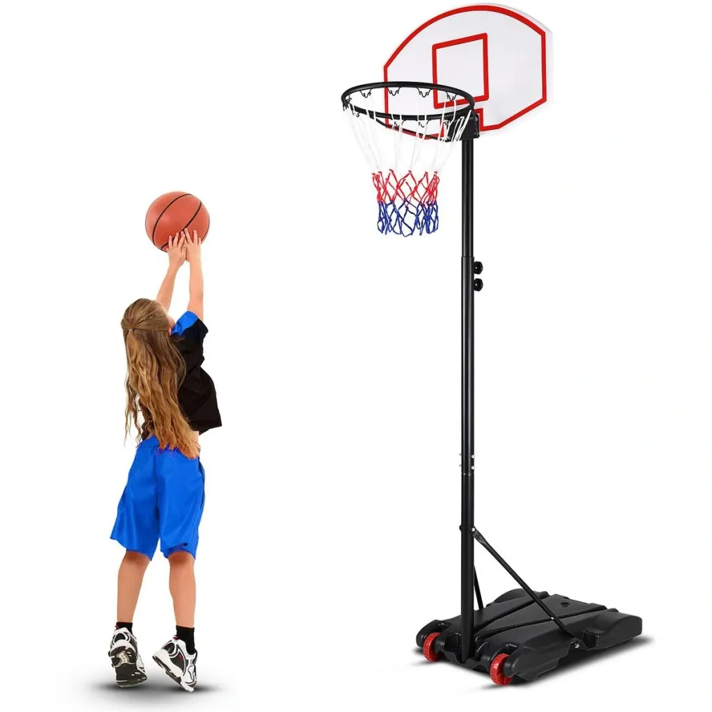 NL basketball stand adjustable in height ring height from 179-209cm