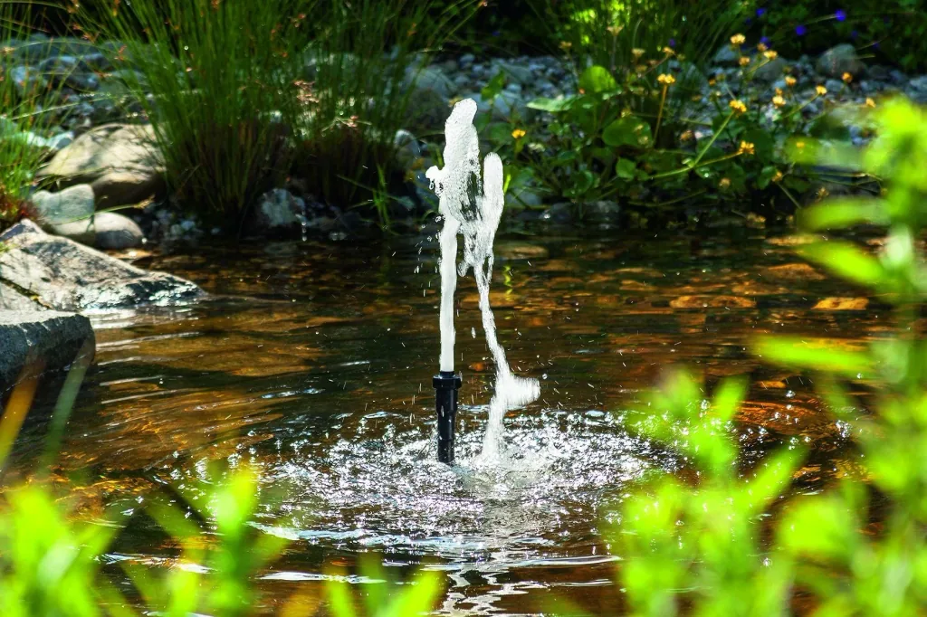 Water pump "Marino" with dry-run protection, sprinkler and riser pipes, 2000 l/h