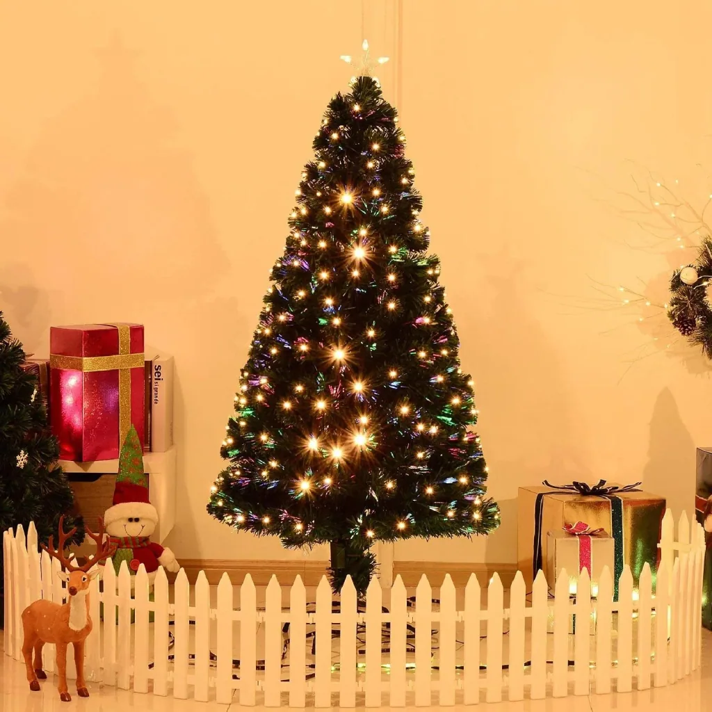 Christmas tree 150 cm fir tree LED light fiber