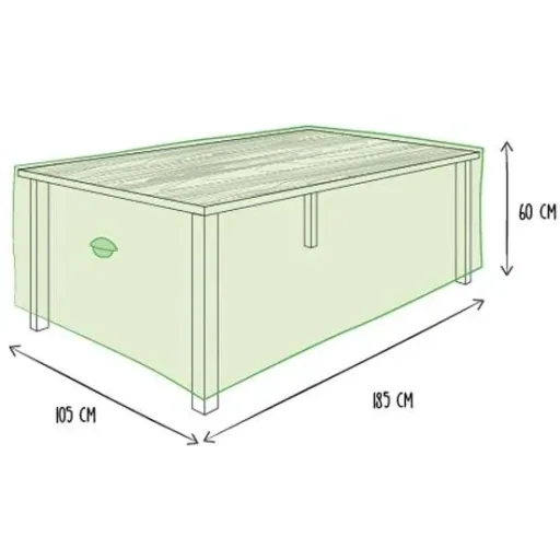 Protective cover for table - 185 x 105 x 60 cm