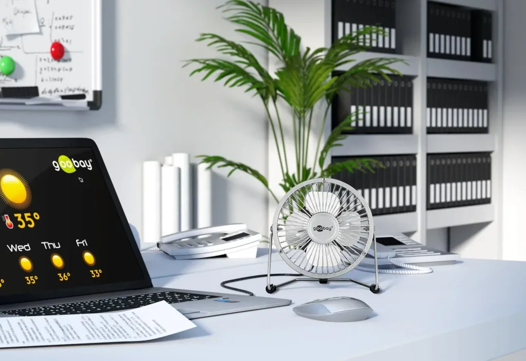 4 inch USB desk fan