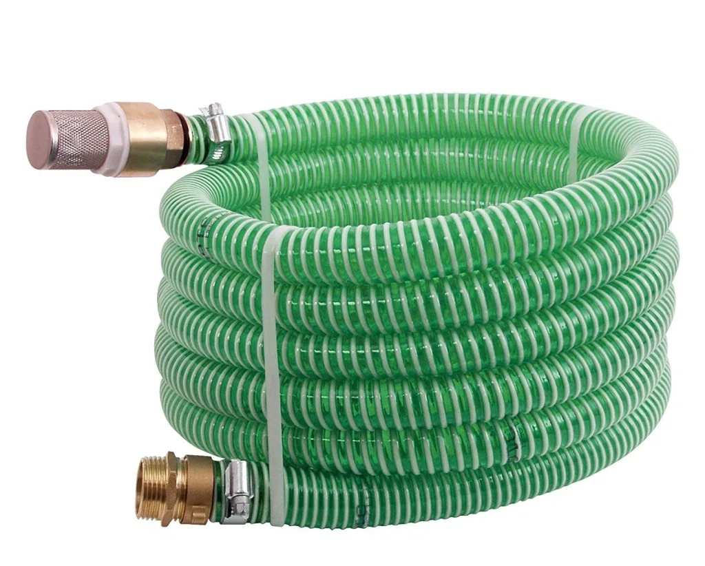 Suction hose suction hose fitting brass (hose length 4m)