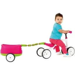 Balance bike with 4 wheels