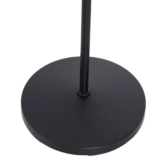 Floor lamp adjustable floor lamp 40W metal + wood black 54 x 30 x 155 cm