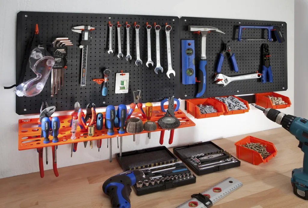 Plastic tool holder 54 x 16 x 5.5 cm