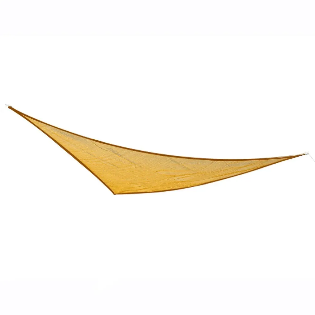Sun sail sun protection triangle sand 5x5x5 m HDPE - breathable