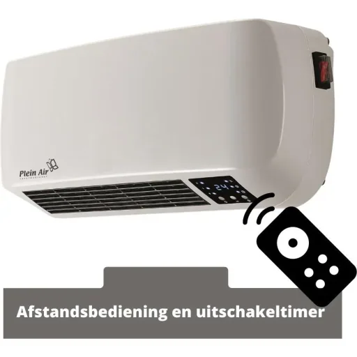 Plein Air electric wall convector TC-TPD 2000 - WITH remote control - 2000W - White