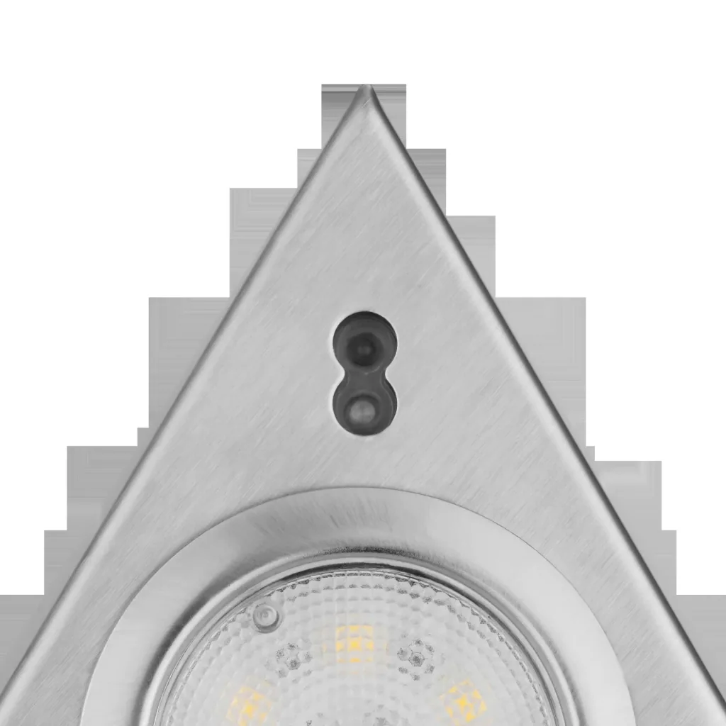 LED under-cabinet light TRIANGLE SENSO with sensor 3 x 2.5 W color silver