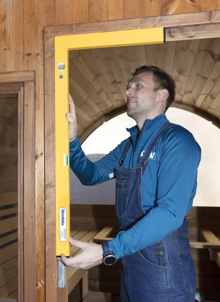 Construction angle W 350 with spirit level