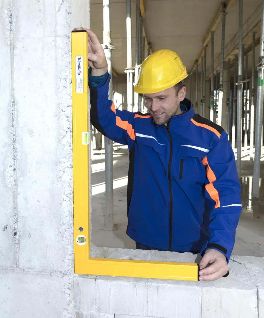 Construction angle W 350 with spirit level