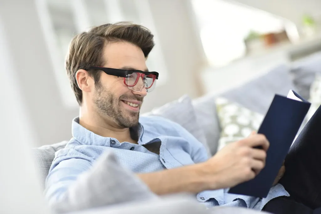 LED magnifying glasses, black